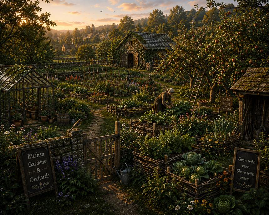 Kitchen Gardens and Orchards