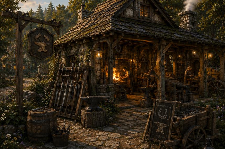 Smith and Vrenna, the smithy