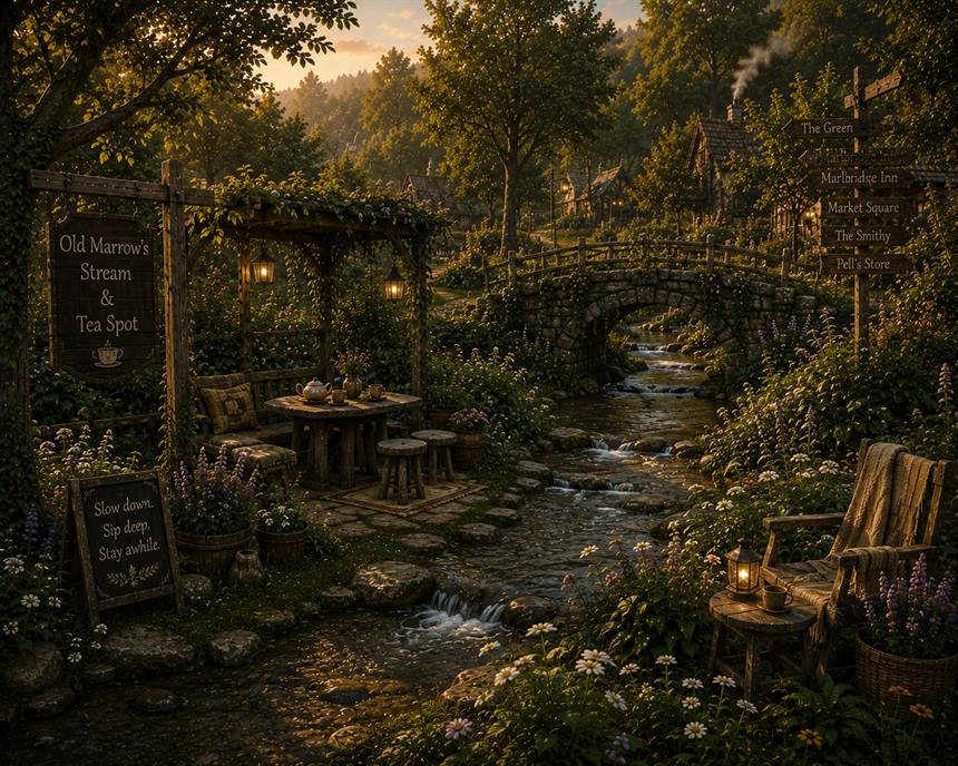 Old Marrow's Stream and Tea Spot