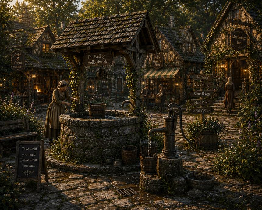 The Well and Pump